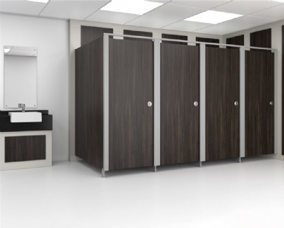 Kompakt laminant Cubicle Wc